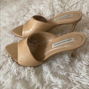 SAKS FIFTH AVE LEATHER SANDALS